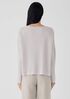 Organic Linen Cotton Jewel Neck Box-Top