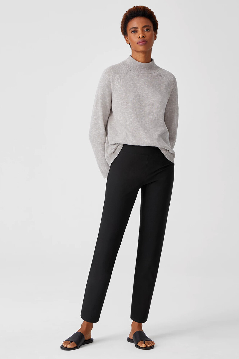 Washable Stretch Crepe High Waisted Pant Washable Stretch Crepe High Waisted Pant