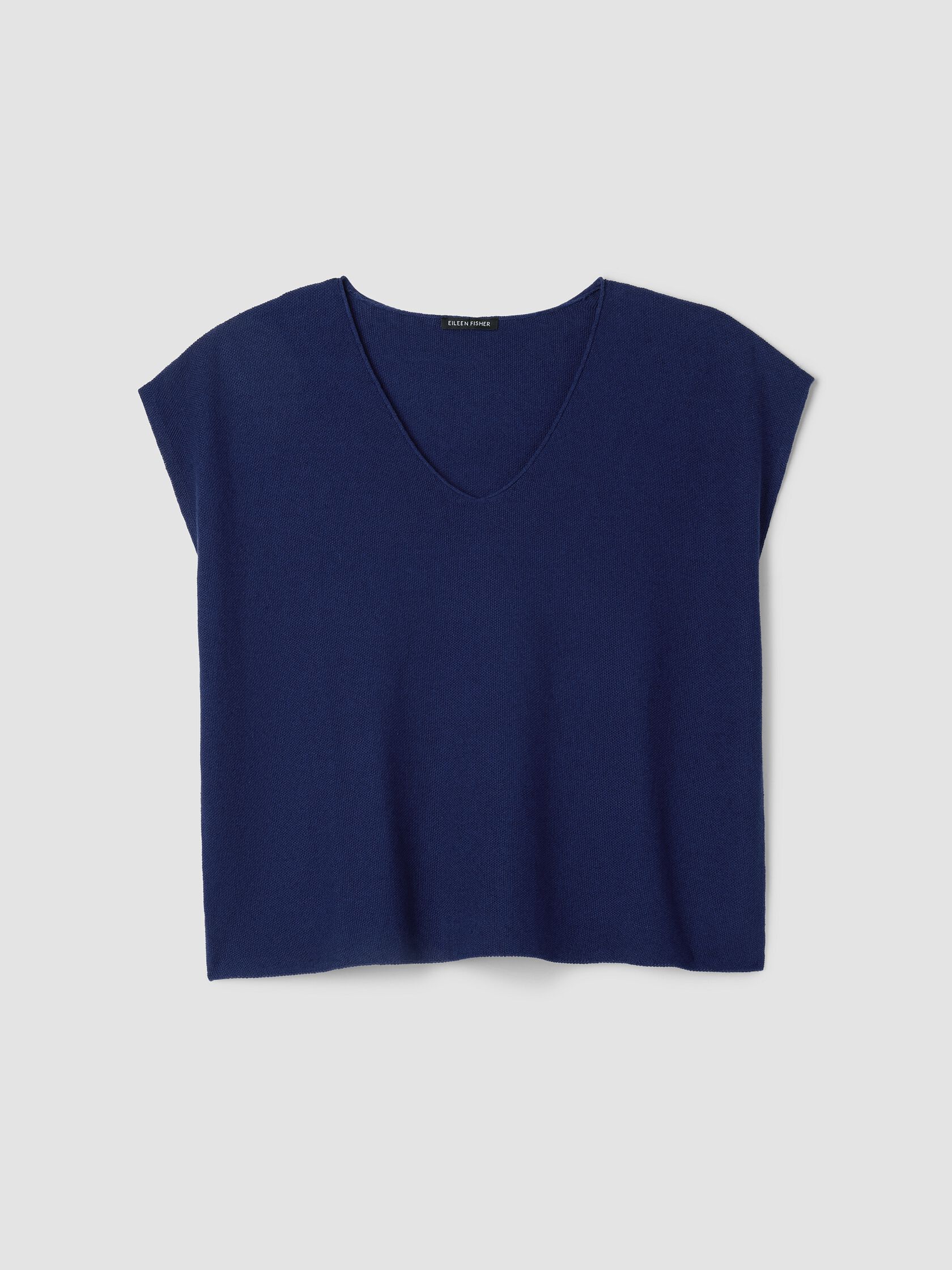 Organic Linen Cotton V-Neck Top