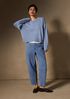 Cotton Stretch Denim Arch Pant