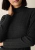 Superfine Merino Turtleneck Top in Regenerative Wool
