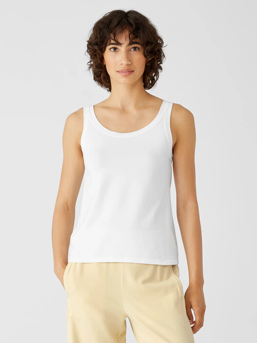 Traceable Organic Cotton Jersey Scoop Neck Tank