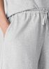 Mélange Organic Cotton Interlock Sleep Shorts