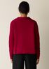 Fine Felted Wool Notch Collar Cardigan in Regenerative Wool
