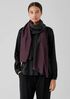 Hand-Dyed Abstract Silk Scarf