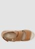 Willow Tumbled Leather Wedge Espadrille