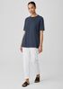 Organic Pima Cotton Jersey Long Tee