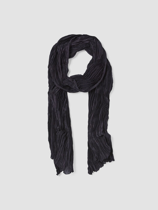 Crinkled Silk Scarf