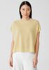 Organic Linen Cotton Mock Neck Top