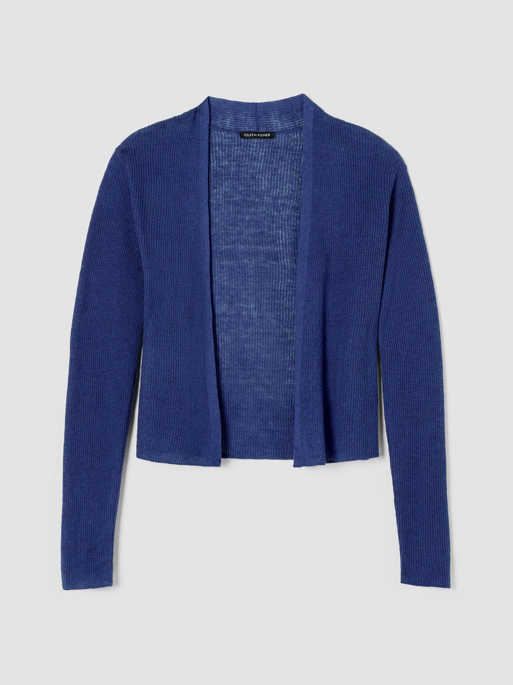 Organic Linen Cotton Cropped Cardigan