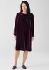 Velvet Crew Neck Dress