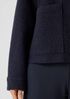 Lightweight Boiled Wool Classic Collar Jacket in Regenerative Wool