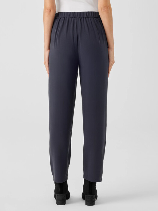 Silk Georgette Crepe Tapered Pant