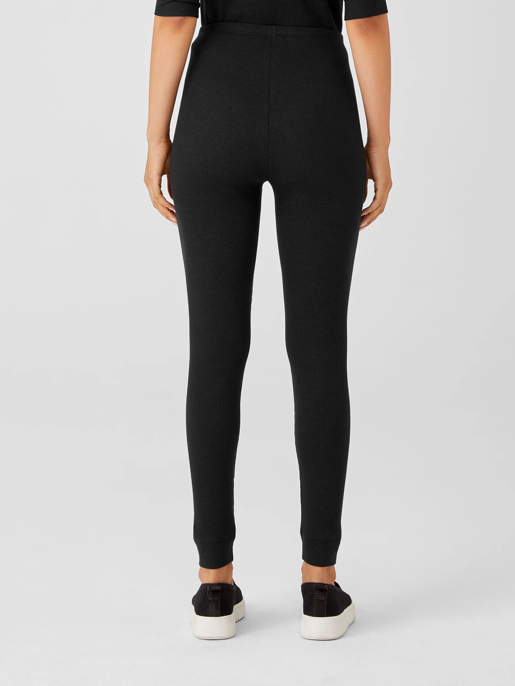 Cozy Waffle Knit High-Waisted Leggings