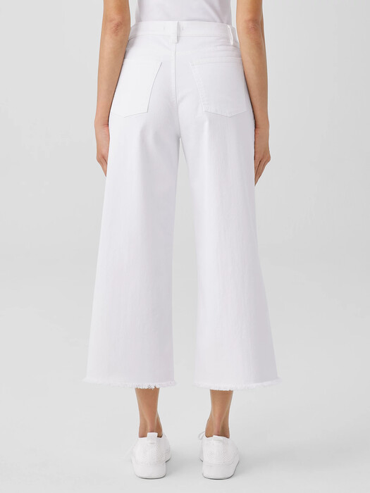 Organic Cotton Denim Wide-Leg Jean