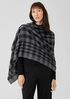 Washed Wool Check Scarf