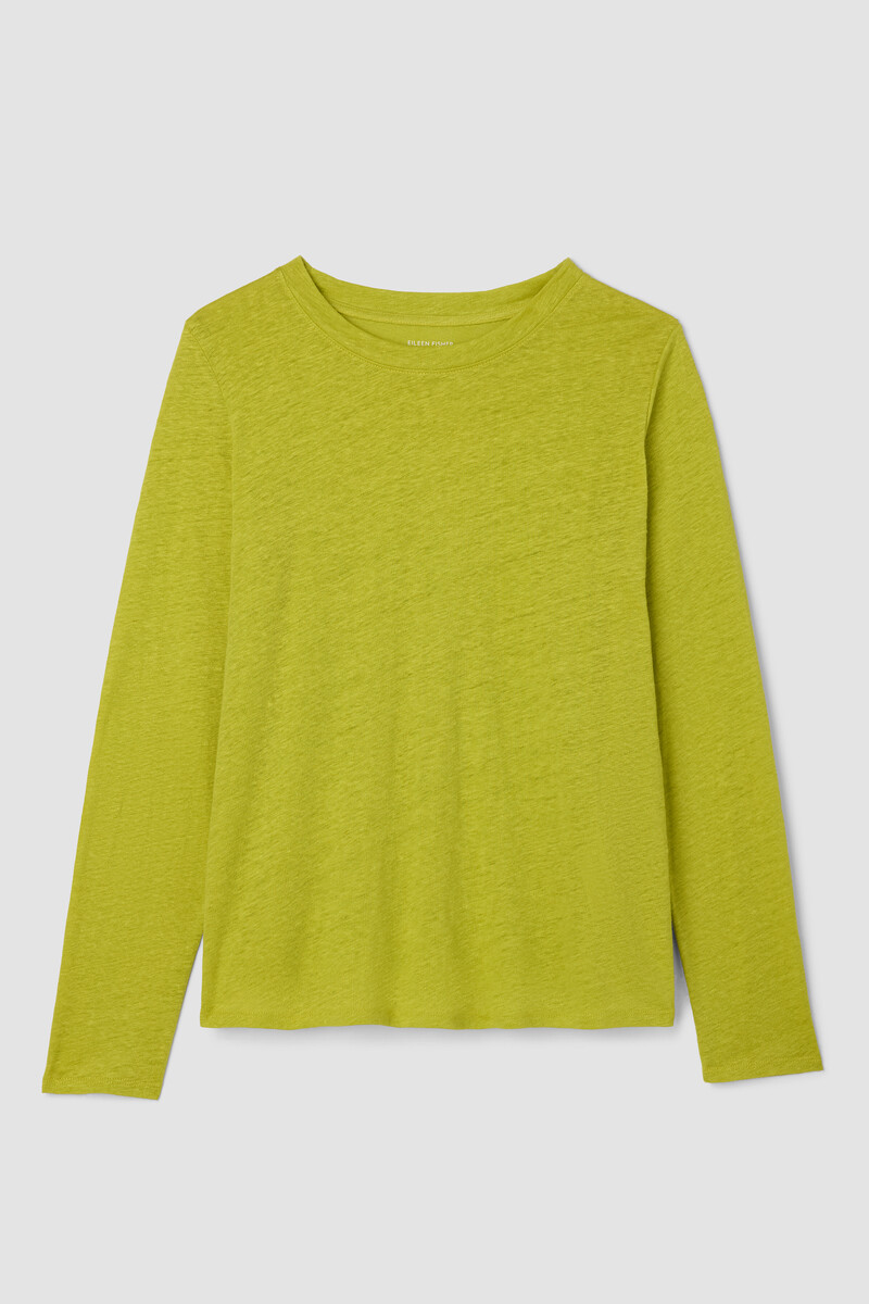 Organic Linen Jersey Long-Sleeve Tee Organic Linen Jersey Long-Sleeve Tee