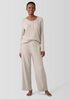 Mélange Organic Cotton Waffle Sleep Pant