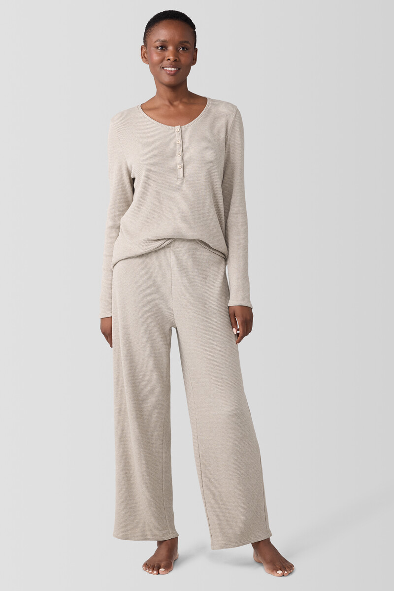 Mélange Organic Cotton Waffle Sleep Pant Mélange Organic Cotton Waffle Sleep Pant