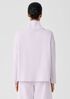 Cozy Brushed Terry Hug Funnel Neck Box-Top