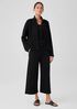 Organic Cotton Slubby Rib Knit Stand Collar Jacket