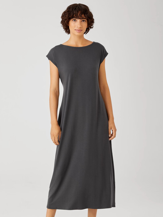 Fine Jersey Tie Waist Dress