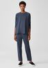 Cozy Brushed Terry Raglan-Sleeve Top