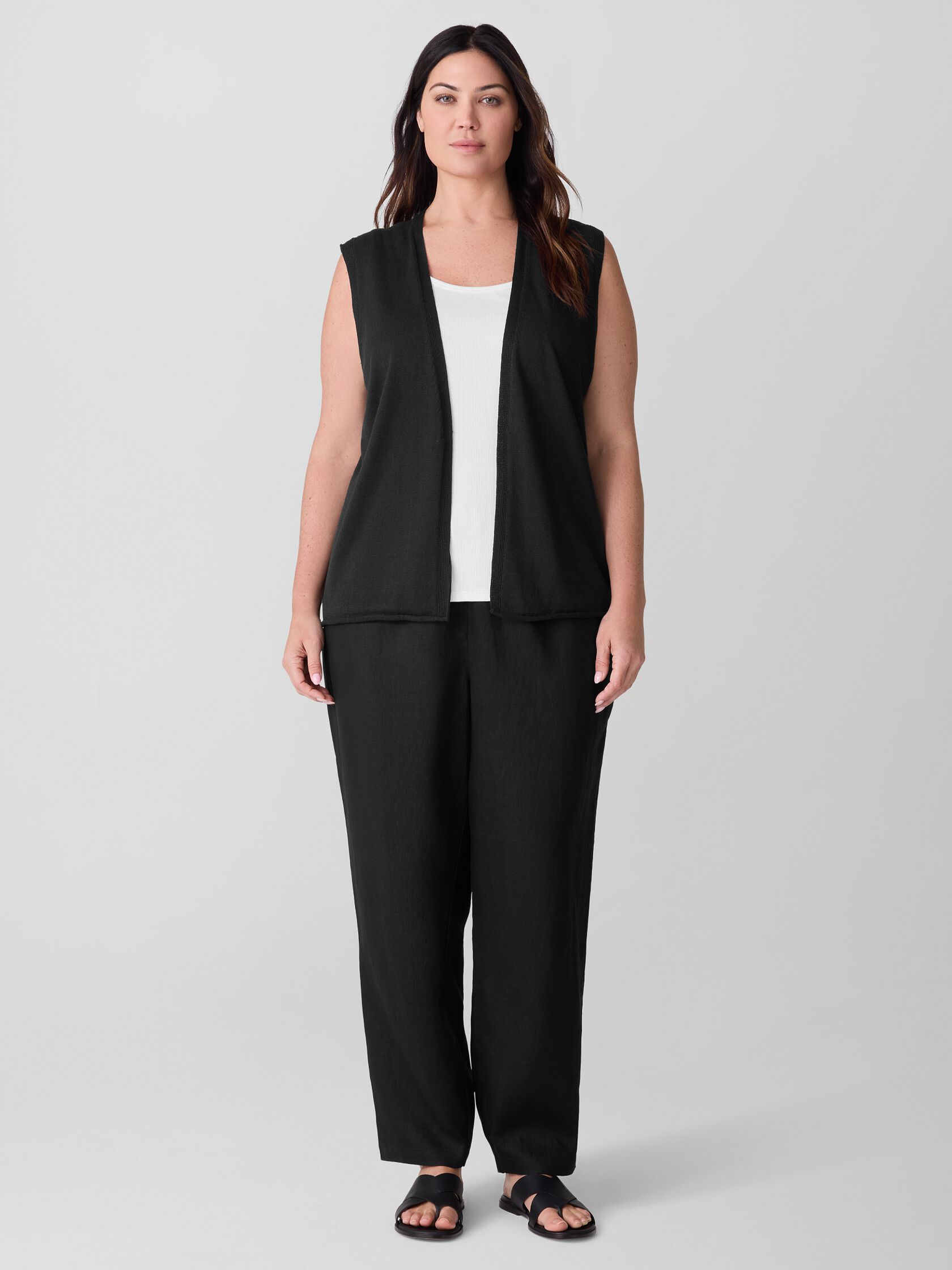 Organic Linen Cotton Vest