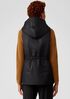 Eggshell Recycled Nylon Hooded Vest