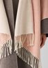 Brushed Recycled Cotton Cashmere Poncho