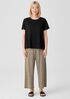 Organic Linen Jersey Crew Neck Tee
