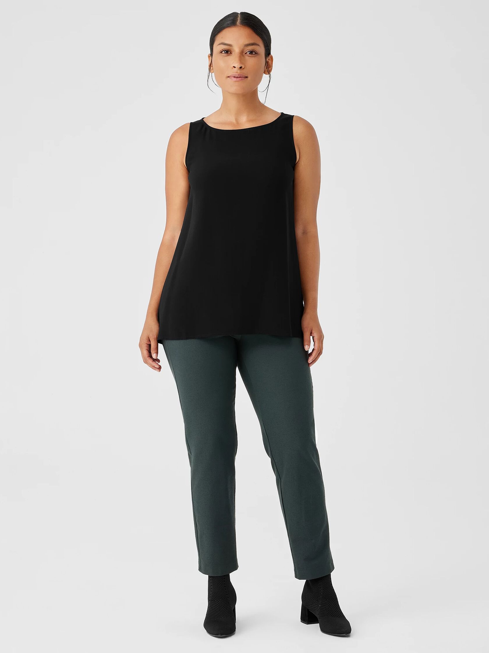 Washable Stretch Crepe Pant