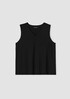 Stretch Jersey Knit V-Neck Tank