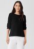 Organic Linen Cotton Crew Neck Top