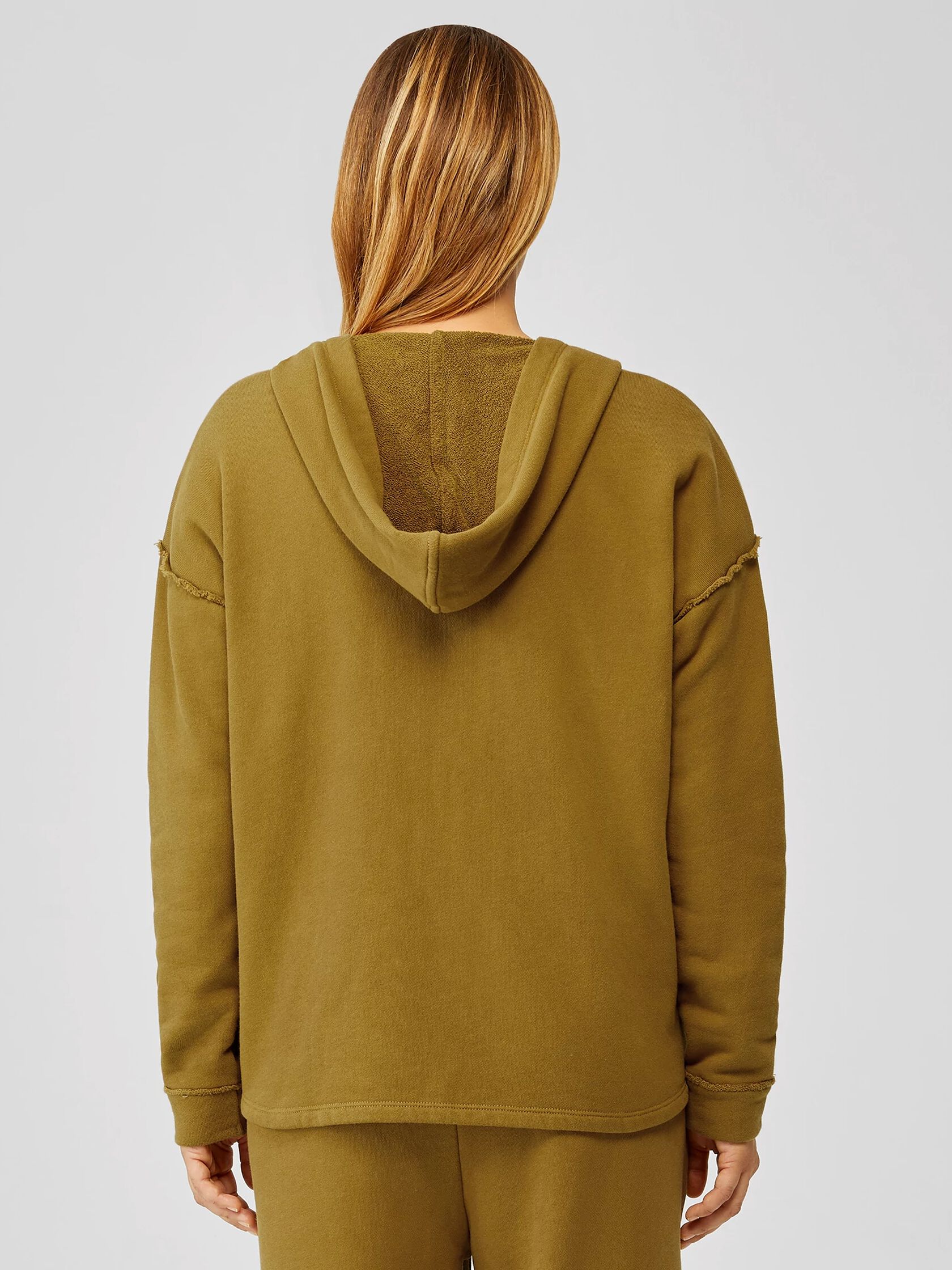 Organic Cotton French Terry Hooded Jacket