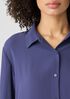 Silk Georgette Crepe Classic Collar Shirt