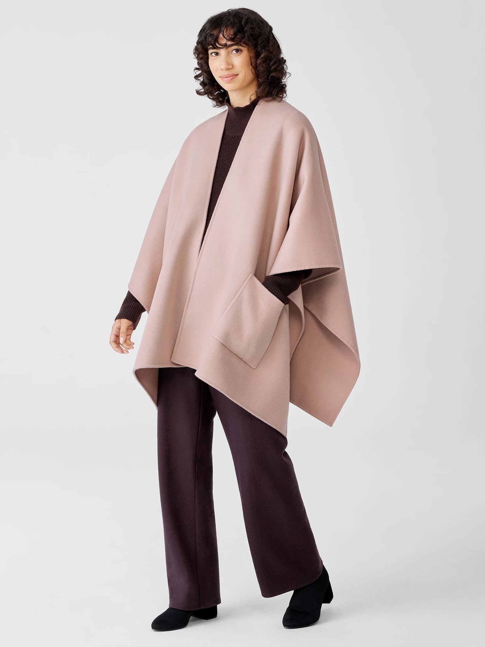 Doubleface Wool Cashmere Serape
