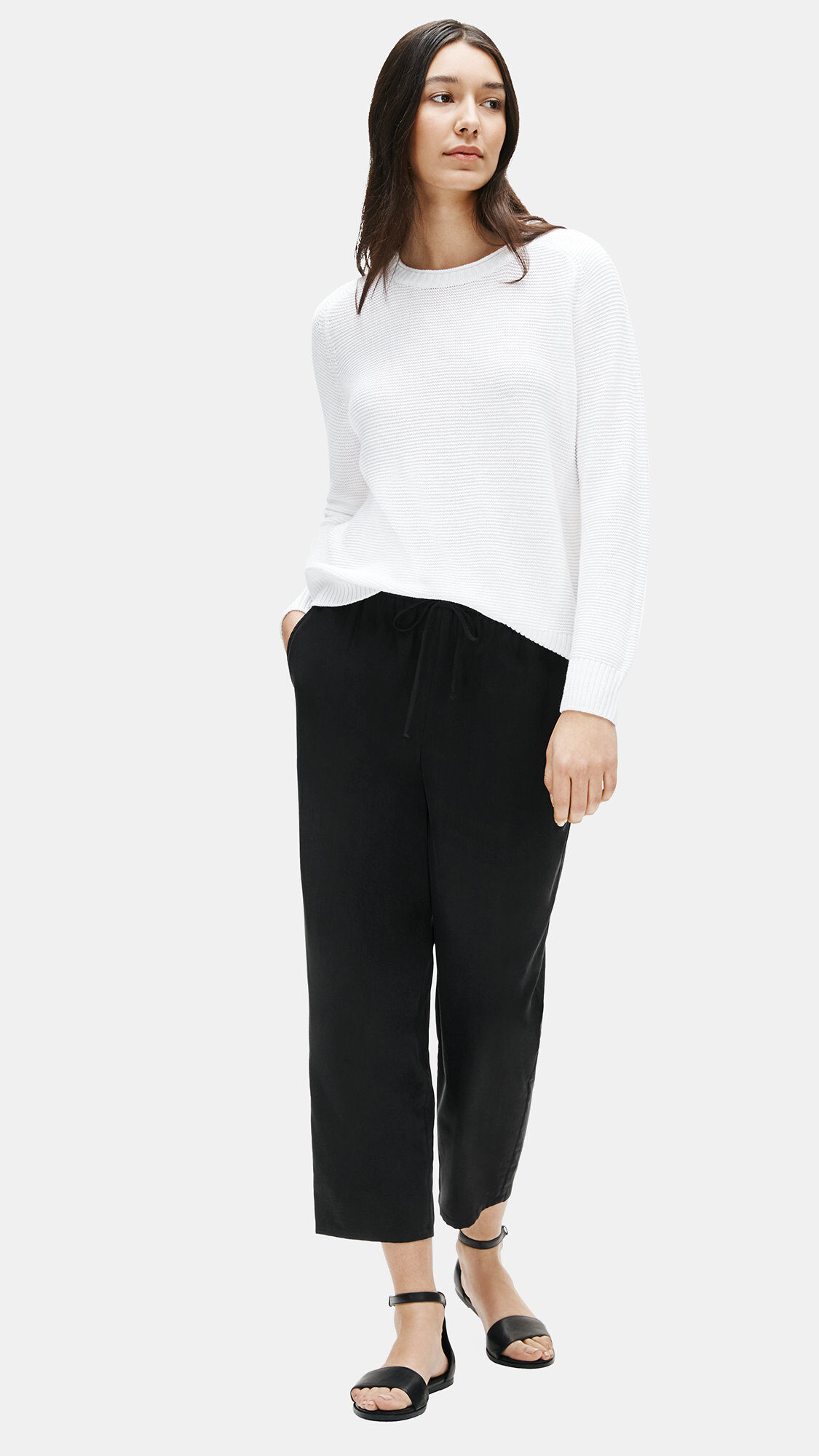 Sandwashed Tencel Slouchy Pant EILEEN FISHER