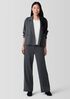 Washable Flex Ponte Wide Trouser Pant