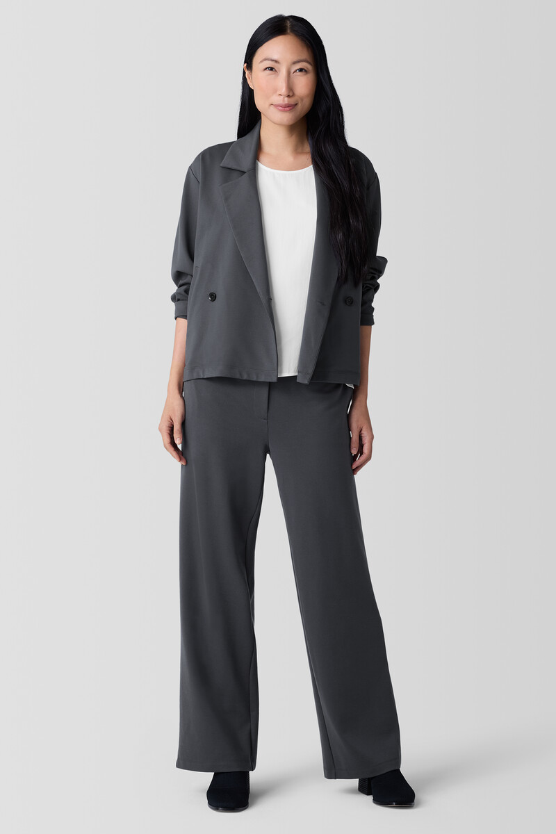 Washable Flex Ponte Wide Trouser Pant Washable Flex Ponte Wide Trouser Pant
