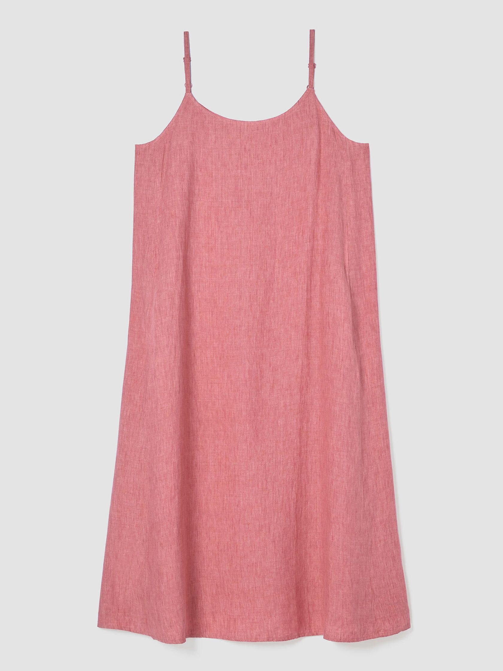 Washed Organic Linen Délavé Cami Dress | EILEEN FISHER