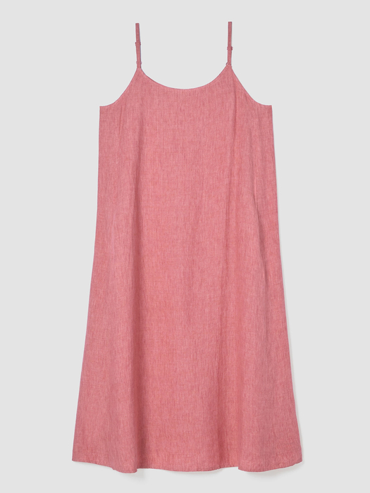 Washed Organic Linen Délavé Cami Dress