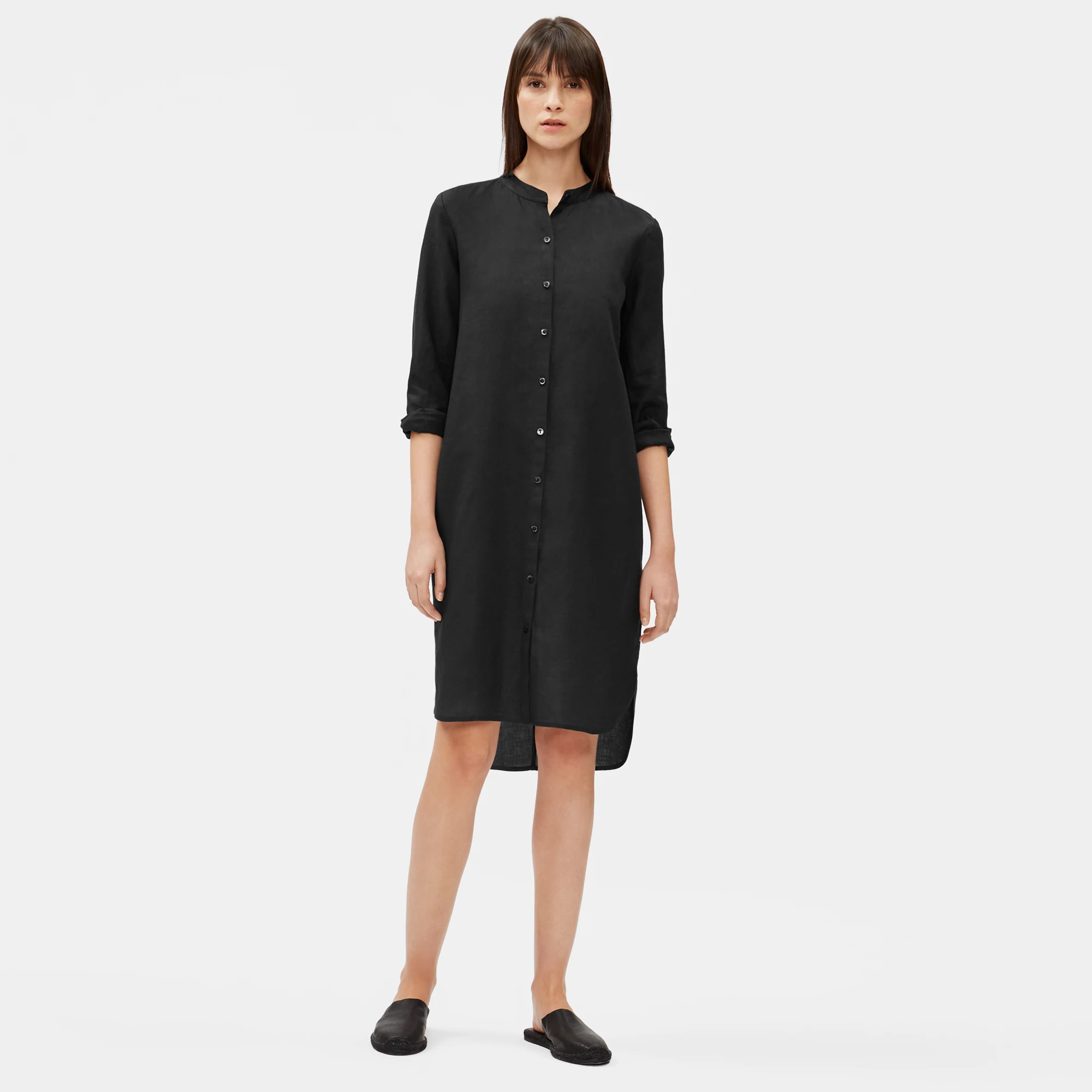 eileen fisher shirt dress