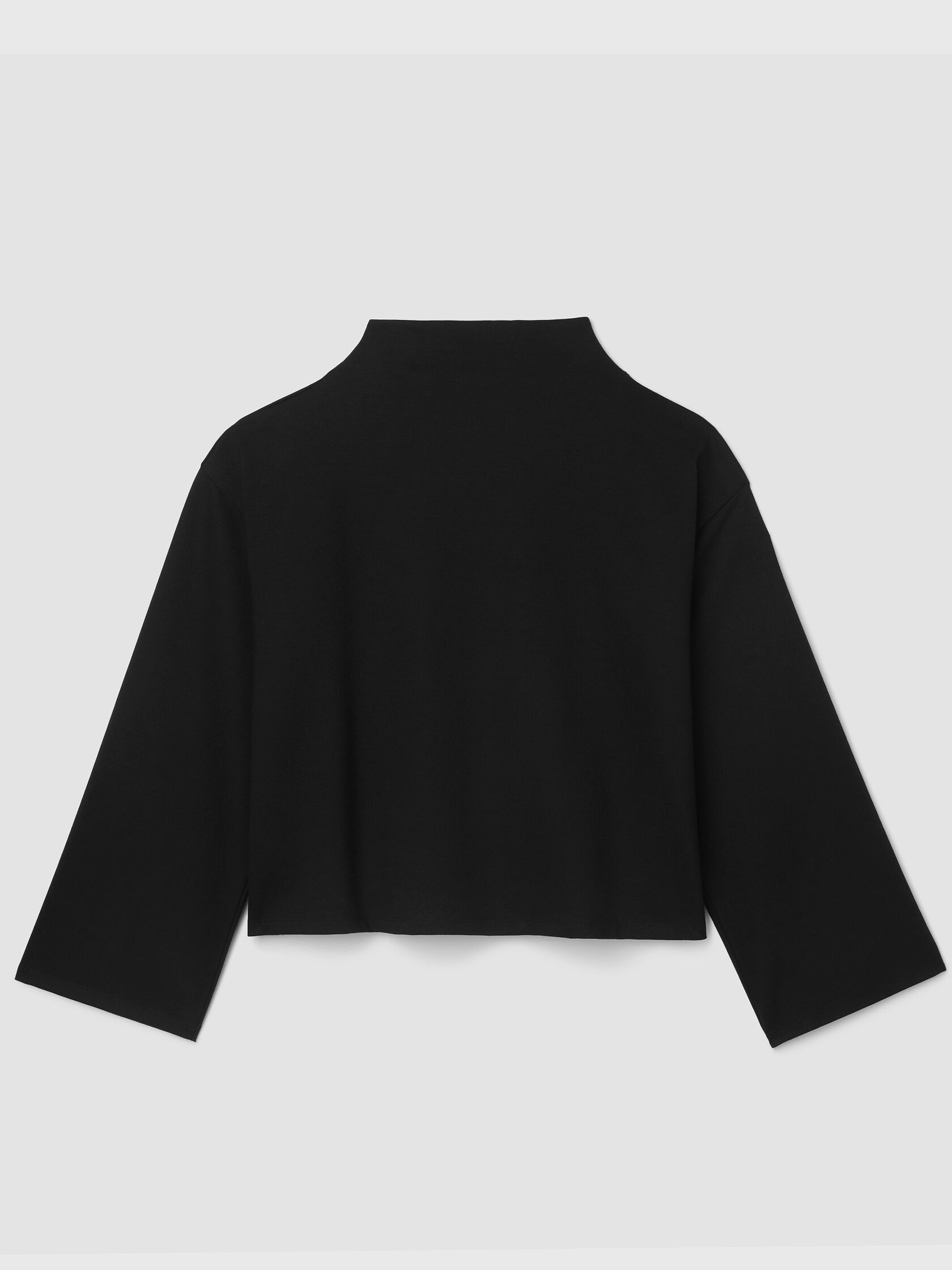 Lightweight Ponte Funnel Neck Top