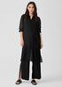 Silk Georgette Crepe Pant with Slits