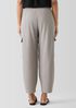Washable Stretch Crepe Cargo Pant