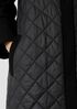 Eggshell Recycled Nylon Hooded Coat
