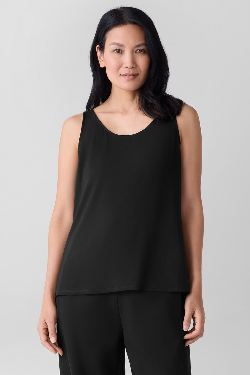 Fine Jersey Scoop Neck Tank Fine Jersey Scoop Neck Tank