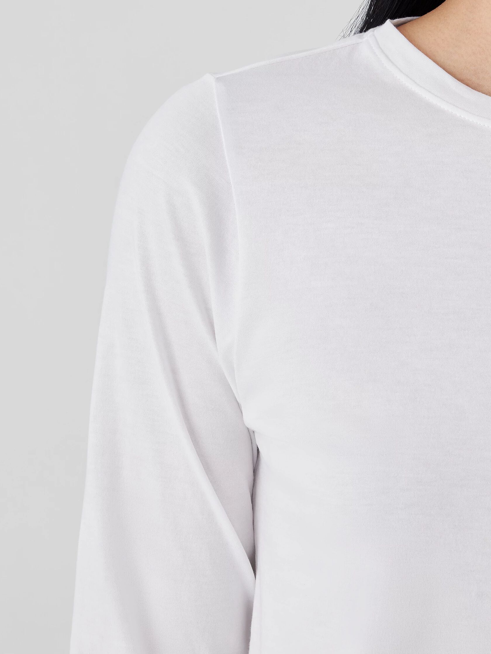 Organic Pima Cotton Jersey Long-Sleeve Tee