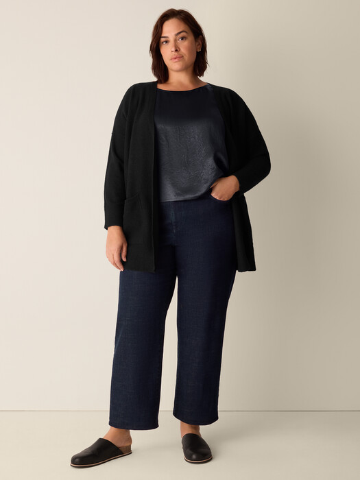 Cotton Stretch Denim Straight Jean